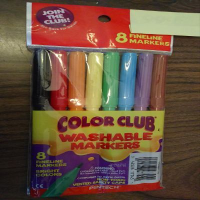 8 fineline markers