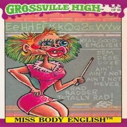 1986 Fleer Grossville High Trading Card #'s 58 59 62 64 65