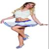 Boland 01796 Petticoat Fancy Dress Costume Outfit One Size Navy view 1