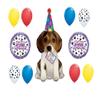11pc party BALLOON set PUPPY happy BIRTHDAY dog FAVORS paw print GIFT decorations view 1