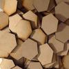 40mm Hexes MDF Wooden Bases (x10) Laser Cut Crafts Blanks FAST SHIPPING US SELLER view 2