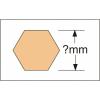 40mm Hexes MDF Wooden Bases (x10) Laser Cut Crafts Blanks FAST SHIPPING US SELLER view 3