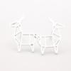 Silver Deer Cutout Earrings view 1