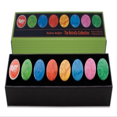 The RetroCo Collection Deluxe 8 Badge Box Set