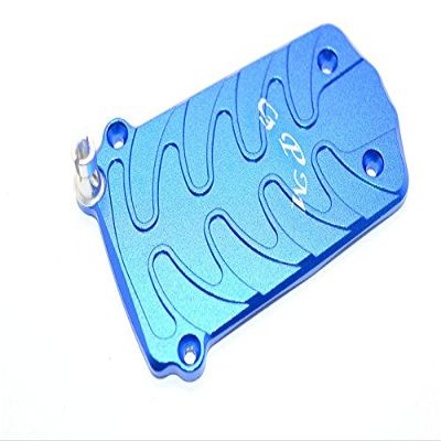 Axial SMT10 Grave Digger (AX90055) & MAX-D (AX90057) Upgrade Parts Aluminum Receiver Mount - 1Pc Set Blue