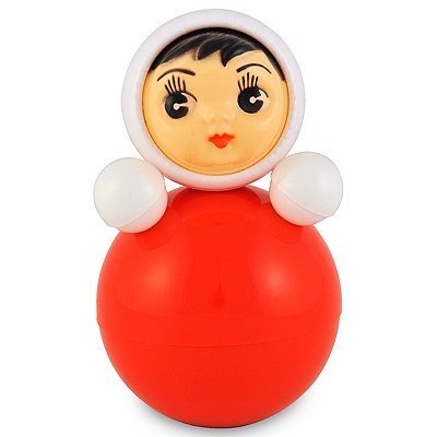 Tumbler Toy/Tilting Toy, Roly-Poly Baby Toy Nevalyashka with Sound, Small 6.25/16cm (001) by Zavidov