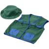 Constructive Playthings Gardener Classroom Career Outfit and 17-Piece Kids Gardening Set with Kids Yard Tools, Hook and Loop Closures, Toddler Costume for 3 Years Plus view 2