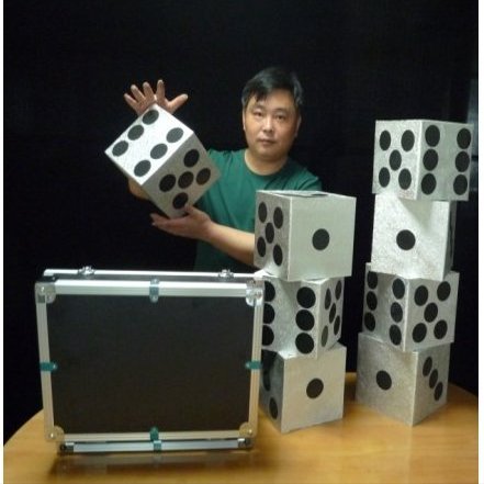 GOWE Large Dice Production Case, card magic,illusions,card tricks novelties,close up,comdy magic tricks