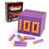 EKIND 100 Pcs Waffles Darts Refill Pack Foam Bullet Compatible for NERF N-Strike Series Blaster (Purple) view 1
