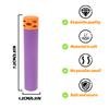 EKIND 100 Pcs Waffles Darts Refill Pack Foam Bullet Compatible for NERF N-Strike Series Blaster (Purple) view 2