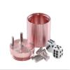 BestSaller 3006 Aluminum Super Six Dice Game, Rose Gold, 5 cm view 1