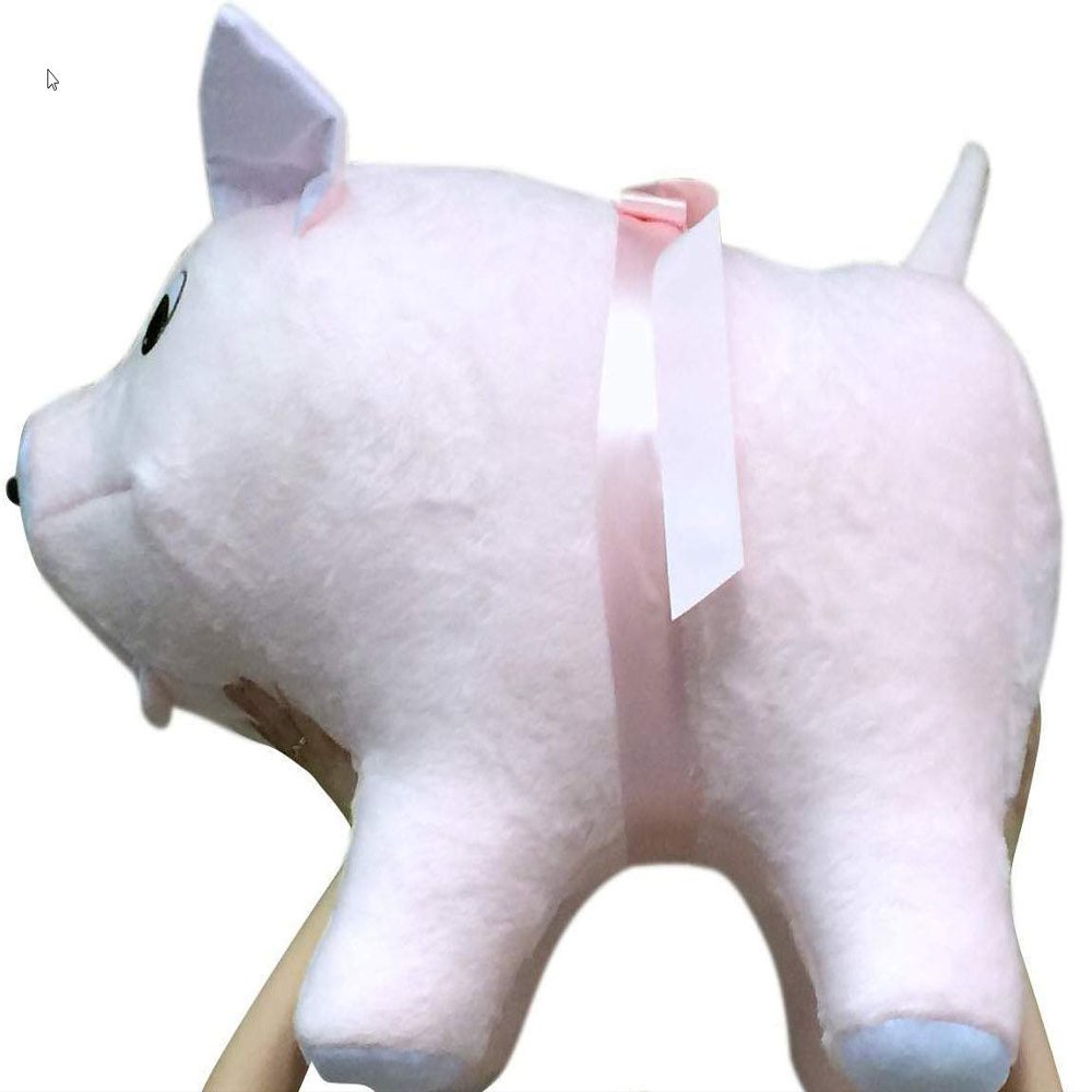 Big Plush American Made Giant Stuffed Pink Pig 32 Inch Soft Hog Farm Animal
