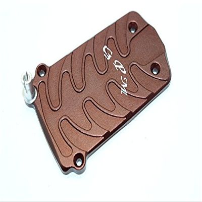 Axial SMT10 Grave Digger (AX90055) & MAX-D (AX90057) Upgrade Parts Aluminum Receiver Mount - 1Pc Set Brown