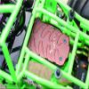 Axial SMT10 Grave Digger (AX90055) & MAX-D (AX90057) Upgrade Parts Aluminum Receiver Mount - 1Pc Set Brown view 2