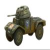 Panhard 178 Armored Car - French AMD - Bolt Action by Warlord Games view 1