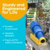 Jungle Gym Kingdom Playground Accessories - Pirate Ship Telescope for Kids - Plastic Attachment for Treehouse, Outdoor Playhouse, Playset, Backyard Swing Set (Blue) view 3