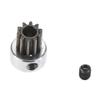 Robinson Racing 1410 Extra Hard Wide 48 Pitch 10 Tooth 1/8" Shaft Pinion Gear with Collar view 1