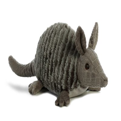 Aurora Adorable Flopsie Armadillo Stuffed Animal - Used to Create Imaginative Play Adventures - Perfect for Birthdays, Kids and Adults, All Ages - Gray 16 Inches