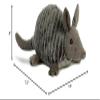 Aurora Adorable Flopsie Armadillo Stuffed Animal - Used to Create Imaginative Play Adventures - Perfect for Birthdays, Kids and Adults, All Ages - Gray 16 Inches view 4