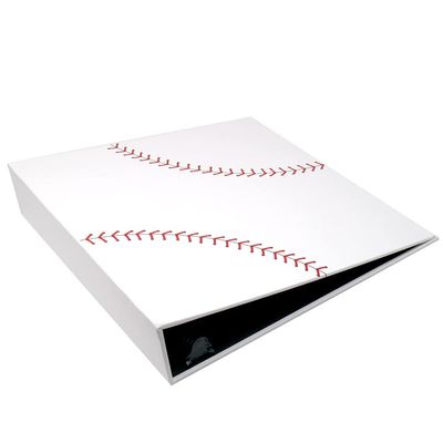 Baseballz Textured 3-Ring Baseball Card Binder by All Star Products | Looks and Feels Like a Real Baseball | Patented Textured Card Protection Album | Perfect for Baseball Fans and Card Collectors