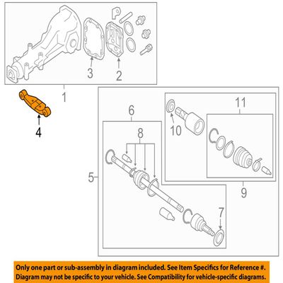 41310AG023 Subaru Differential assy 41310AG023