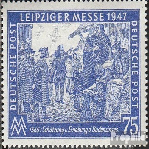 Allied cast.-Community.Issue. 966IX, White riss Through Brand Image (Field 2) unmounted Mint/Never hinged ** MNH 1947 Leipzig Fair (Stamps for Collectors)