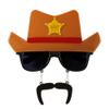 WIDMANN wid14401 ? Cowboy Glasses With Moustache, Multicoloured, One Size view 1