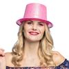 Boland 10117521 Glitter Hat, Unisex, Adult, Pink, One Size view 2