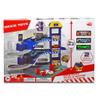 Dickie Toys - Rescue Station-Garage Available in Two Models: Police or Firefighters, with Manual Lift and Two Vehicles, Suitable from 3 years old view 3