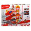 Dickie Toys - Rescue Station-Garage Available in Two Models: Police or Firefighters, with Manual Lift and Two Vehicles, Suitable from 3 years old view 4