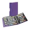Lindner S3542B-13 PUBLICA M Color Briefmarken-Einsteckalbum mit 10 beidseitig bestckbaren Folien-Einsteckblttern in Zwei Ausfhrungen-Viola (Lila) - mit passender Schutzkassette view 1
