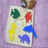 Wooden Puzzle Toy Montessori Educational Toys Ocean Sea Wood Organic Eco Friendly Stacking Jigsaw Learning Games Nursery Decor view 2