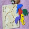Wooden Puzzle Toy Montessori Educational Toys Ocean Sea Wood Organic Eco Friendly Stacking Jigsaw Learning Games Nursery Decor view 3