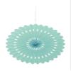 16" Mint Tissue Paper Fan Decoration view 1