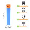 EKIND 100 Pcs Waffles Darts Refill Pack Foam Bullet Compatible for NERF N-Strike Series Blaster (Light Blue) view 2