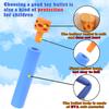 EKIND 100 Pcs Waffles Darts Refill Pack Foam Bullet Compatible for NERF N-Strike Series Blaster (Light Blue) view 3