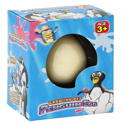 2 Pieces HATCHING AND GROWING PENGUIN NOVELTY MAGIC EGG