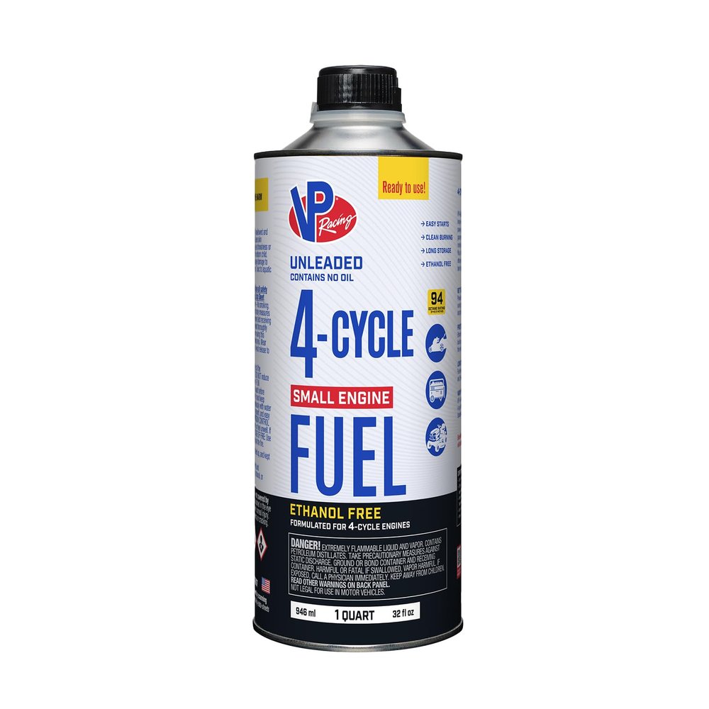 VP Racing Fuels 6205 SEF 4-Cycle Small Engine Fuel, Contains No Oil, 1 Quart