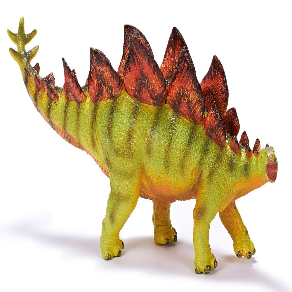RECUR Stegosaurus 10" Long Realistic Jurassic Toys, Wildlife Dinosaur, Toy Model, Ages 3+