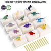 12 Pack: Dinosaur Excavation Kits for Kids, Dino Dig Kits, 3D Dig a Dinosaur Fossil and Figure Sets, Bulk Science Education Toys for Paleontology Archaeology STEM Learning Kids Activity Party Favors view 2