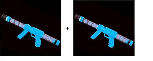 Glow in the Dark Moon Blaster - His Two Pack Set by DOMAGRON