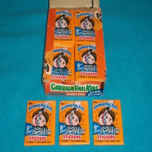 Garbage Pail Kids 9th Series Lot of 3 Sealed Packs From Box. by Garbage Pail Kids