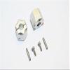 GPM For Thunder Tiger Kaiser XS Upgrade Parts Aluminum Wheel Hex (12mm X 12mm) - 2Pcs Set Silver view 1