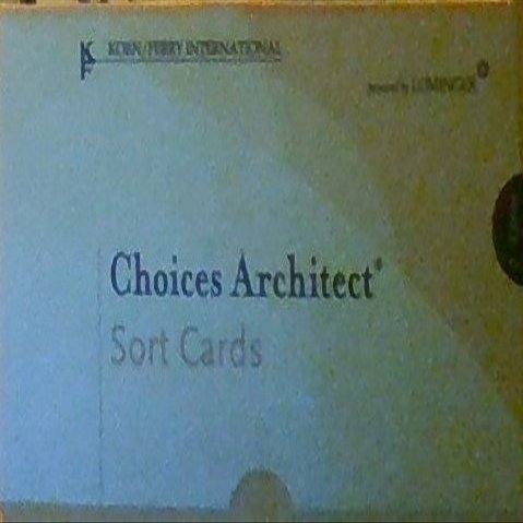 CHOICES ARCHITECT Sort Cards powered by LOMINGER 2nd Edition