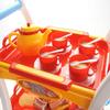 PowerTRC Tea Set Toy for Little Girls, Tea Trolley Cart w/ Tea Pots Cups Accessories, Tea Party Kitchen Pretend Play Set Gifts for Kids Toddlers Toys view 2