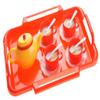 PowerTRC Tea Set Toy for Little Girls, Tea Trolley Cart w/ Tea Pots Cups Accessories, Tea Party Kitchen Pretend Play Set Gifts for Kids Toddlers Toys view 4