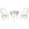 RAYHER Set of 3 Pieces 1 set white/2 Chairs + 1 Table 46066102 with 18 x 13 x 5.8 cm view 1
