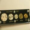 1941 BIRTH YEAR COIN SET- 5 COINS- HALF DOLLAR, QUARTER, DIME, NICKEL, AND CENT, ALL DATED 1941 AND ENCASED IN PLASTIC HOLDER- THESE COINS WILL BE AS GOOD OR BETTER THEN THE PICTURE- view 3