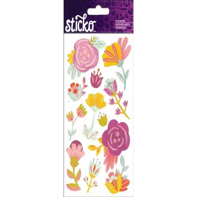 Sticko Sticker Themed-Sweet Flowers 52-01356