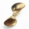 PROPELLER 472 Bronze Prop 1/4" Shaft 2 Blade 72mm Diameter 26cc RC Boat RC#88 view 1